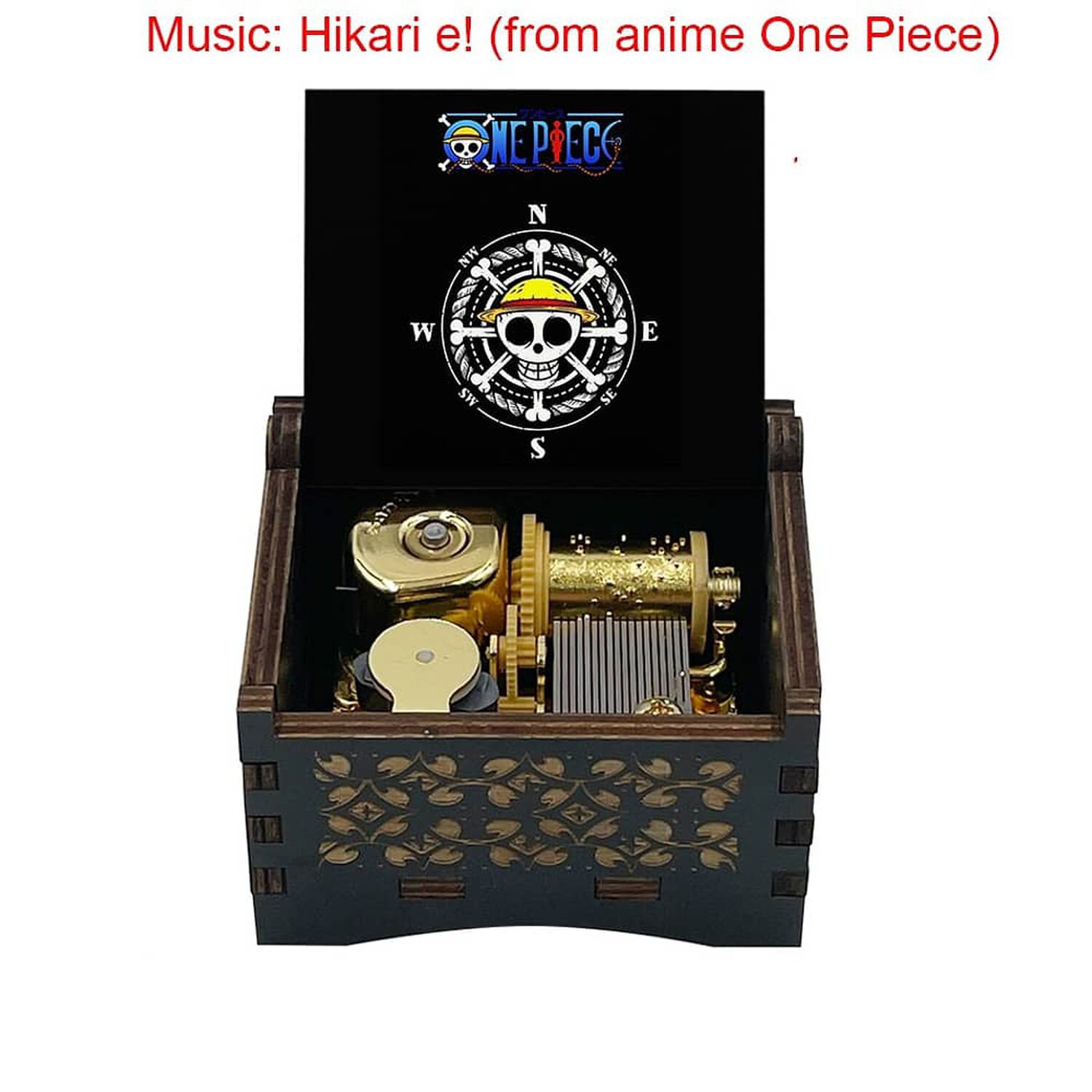 Caja Musical Madera One Piece Melod&iacute;a 光 Hikari E！ image number 0.0