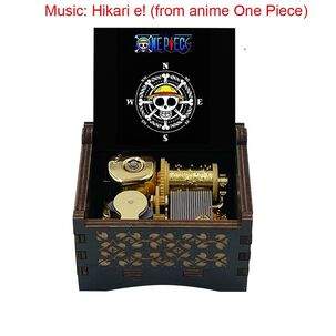 Caja Musical Madera One Piece Melod&iacute;a 光 Hikari E！