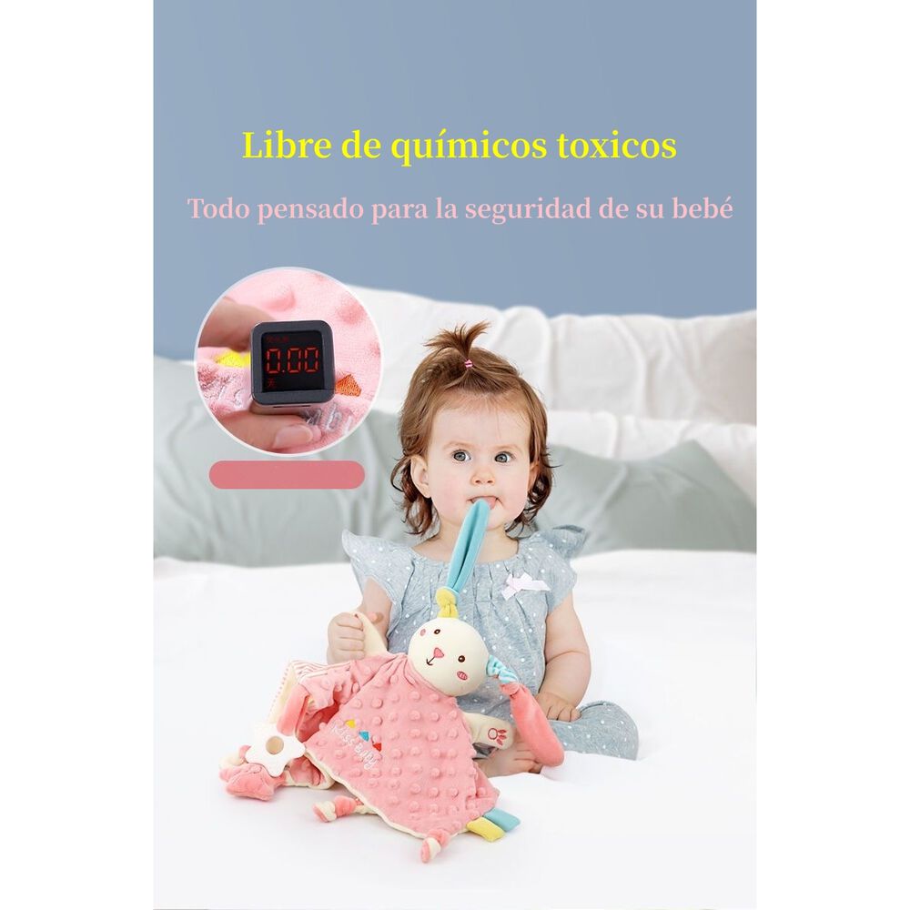 Peluche De Apego Sensorial Algod&oacute;n Elefante Lubabycas image number 8.0