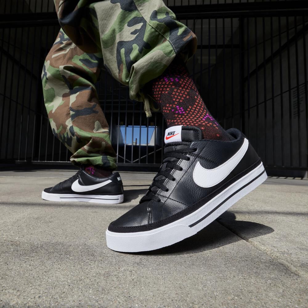 Zapatilla Urbana Hombre Nike Court Legacy Negro image number 1.0