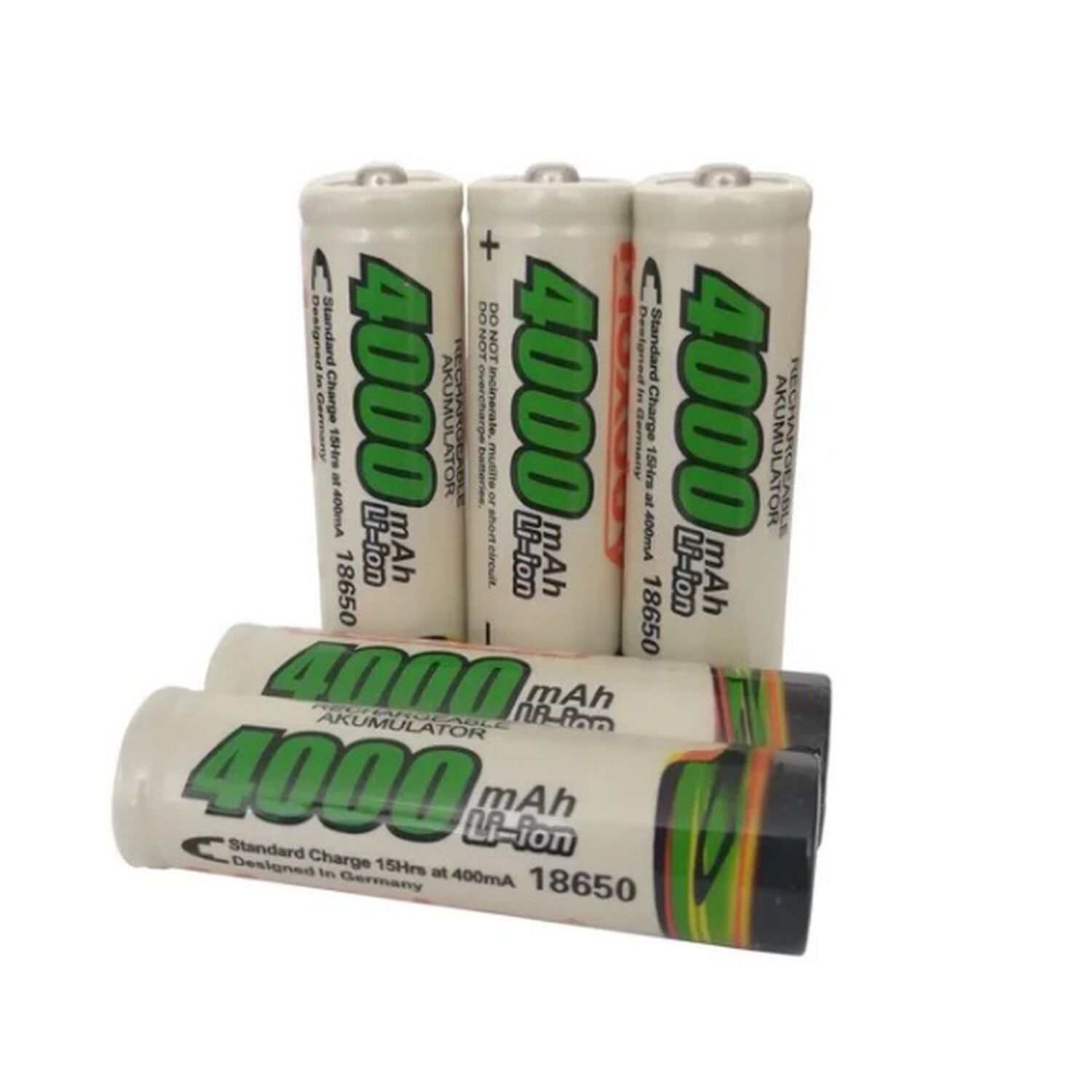 Pila Bateria Recargable 1 Unid De Litio 18650 Maxday 4000mah Con Punta Blanca image number 1.0