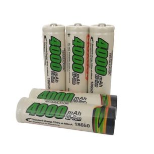 Pila Bateria Recargable 1 Unid De Litio 18650 Maxday 4000mah Con Punta Blanca