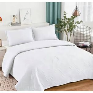 Cubrecama Quilt De Verano 2 Plazas Blanco