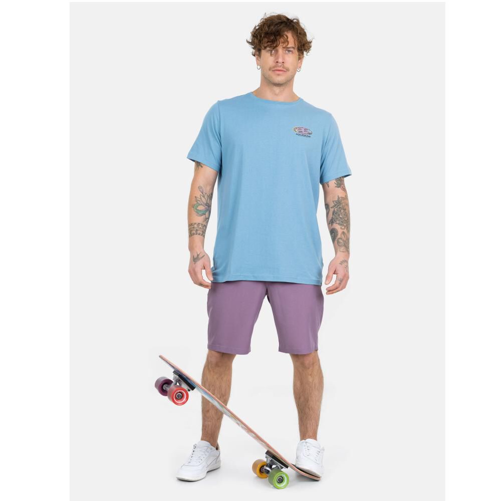 Polera Lisa Regular Manga Corta Cuello Redondo Hombre Maui And Sons image number 1.0