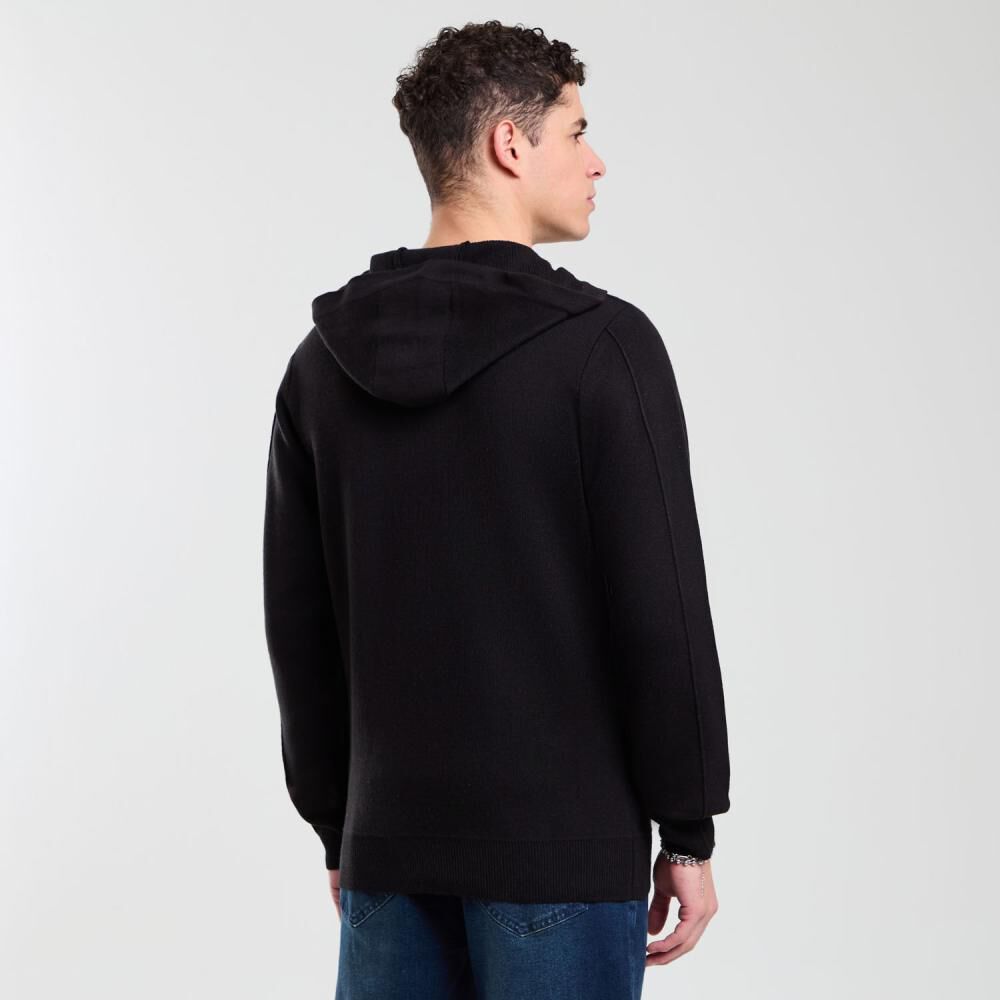 Sweater Liso Regular Manga Larga Con Capucha Hombre Skuad image number 3.0