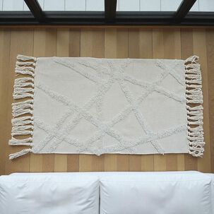 Bajada De Cama Bordada Kilim De Estilo Etnico 60x90cm Md69