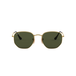 Lentes De Sol Hexagonal Verde Polarizados Ray-ban