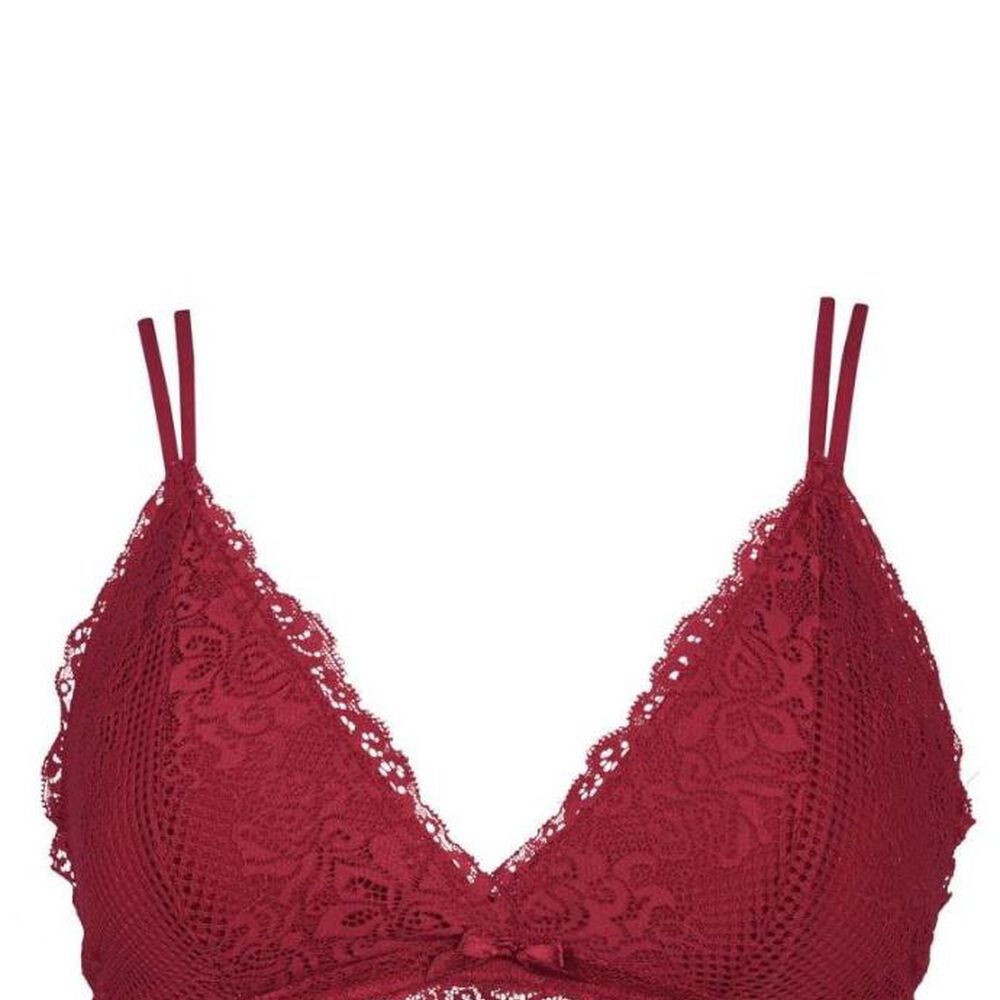 Bralette Sin Copas Ni Aros Rojo 2rios image number 3.0