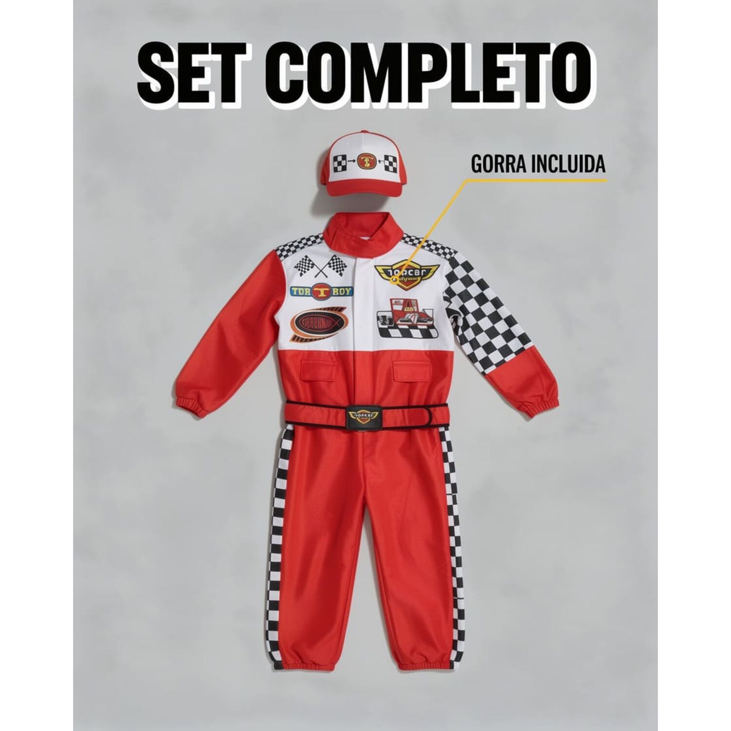 Disfraz Infantil Formula 1 Piloto image number 4.0