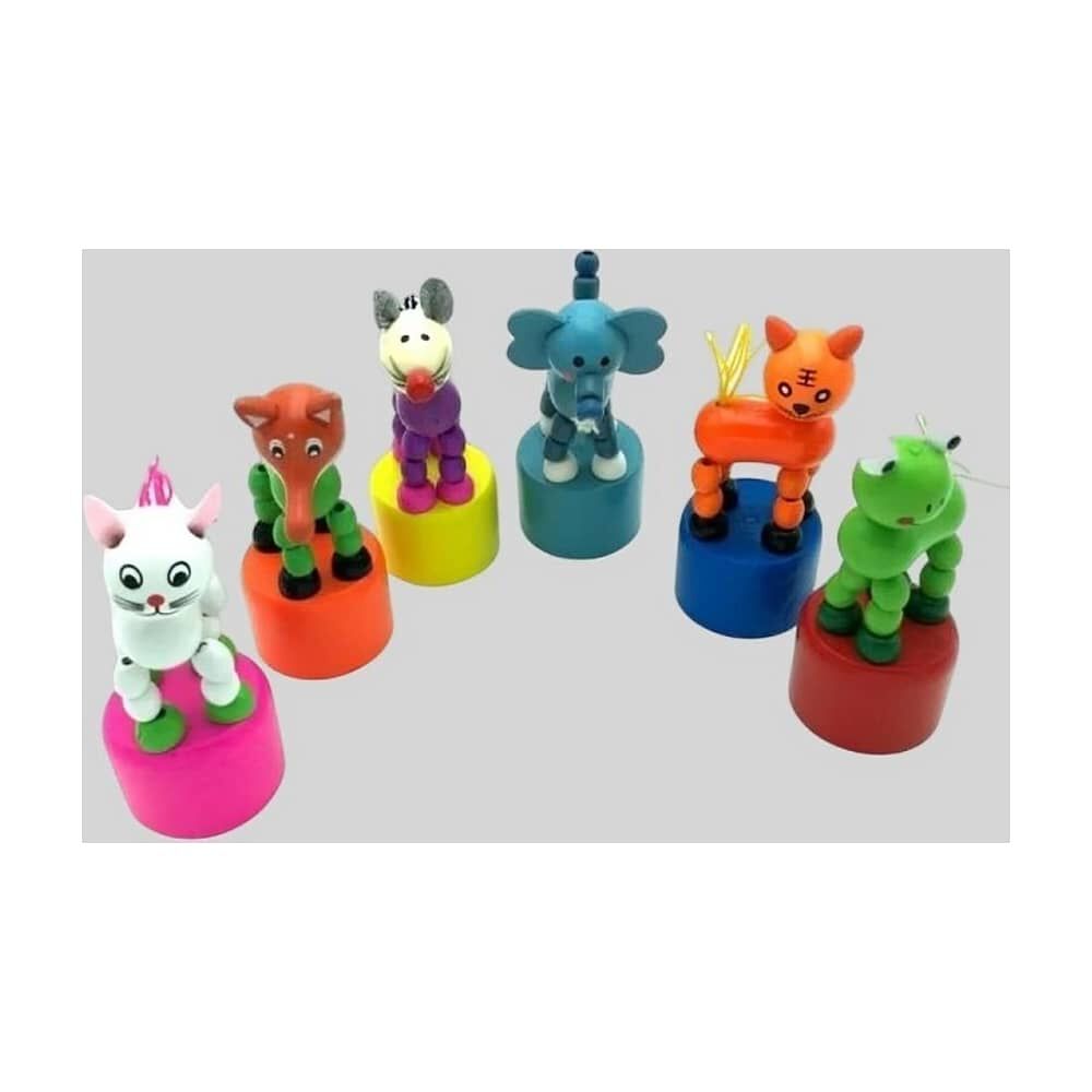 Set 2 Desvanecedor Animal Juguete De Madera Colores image number 2.0