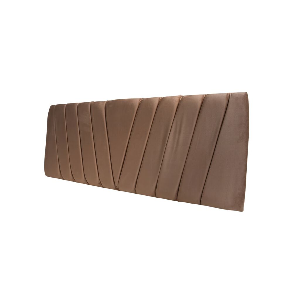 Respaldo Elegante Super King Capitone 200x60 Cm Beige Felpa image number 2.0