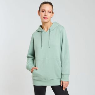 Polerón Deportivo Hoodie Cuello Alto Con Capucha Mujer Wetland