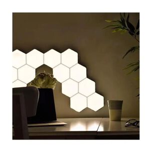 Luces Led Hexagonales Con Control Remoto Set X3 Inal&aacute;mbrico
