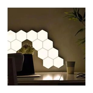 Luces Led Hexagonales Con Control Remoto Set X3 Inal&aacute;mbrico