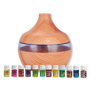 Pack Humidificador De Grano + 12 Esencias Aromaticas