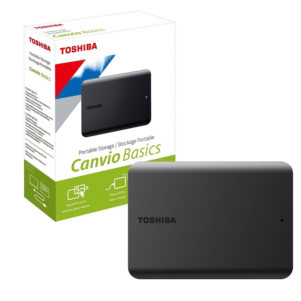Disco Duro Externo Toshiba 2tb Canvio Basics A5 Hdtb520xk3aa image number 0.0