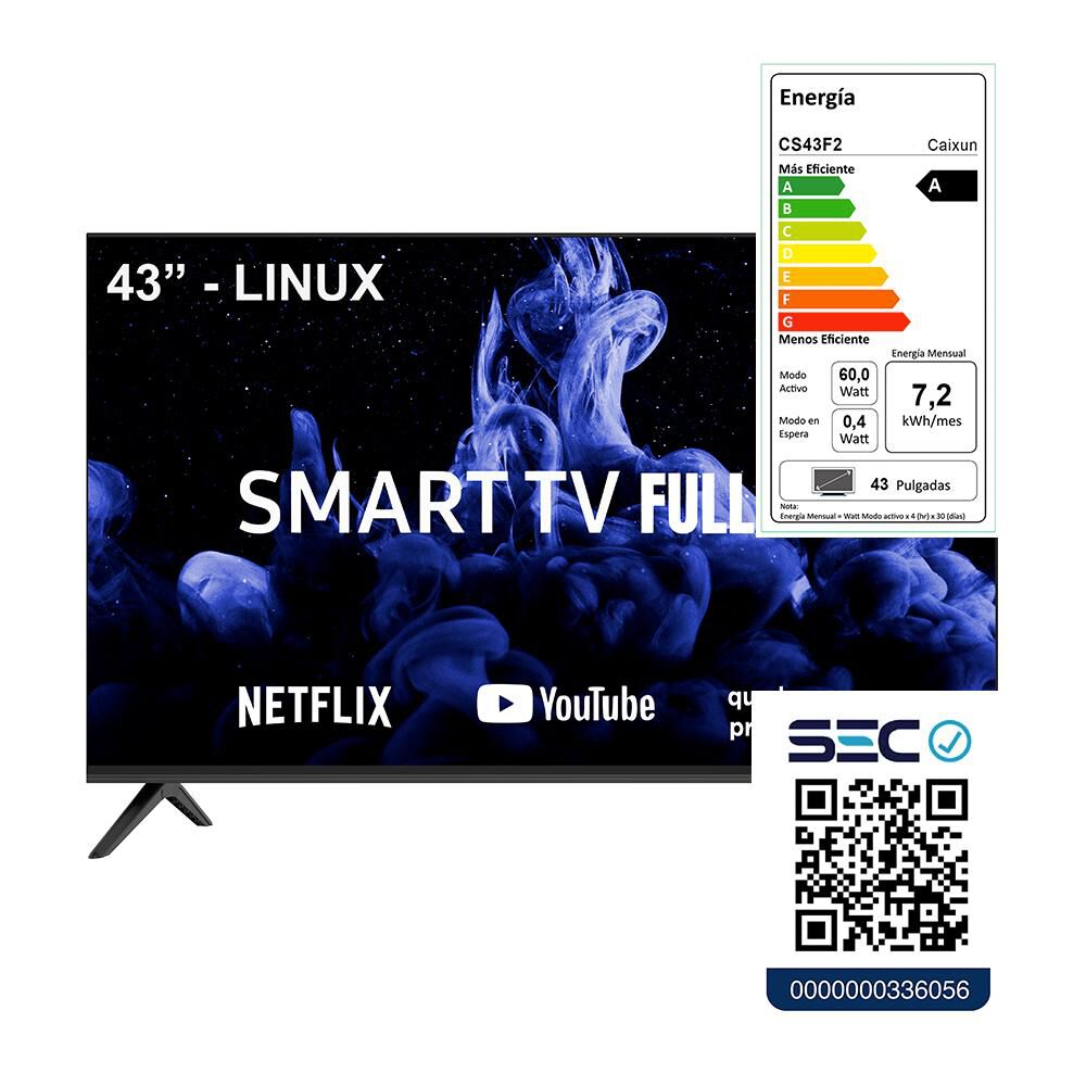 Led 43" Caixun CS43F2 / Full HD / Smart TV image number 5.0