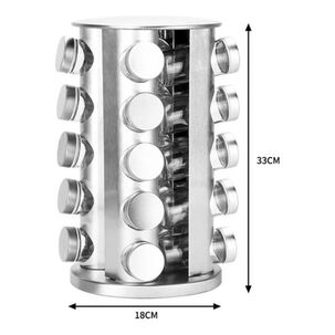 Rack Condimentero Especiero Giratorio Cocina 20 Pc Rack Condimentero Especiero Giratorio Cocina 20 Pc