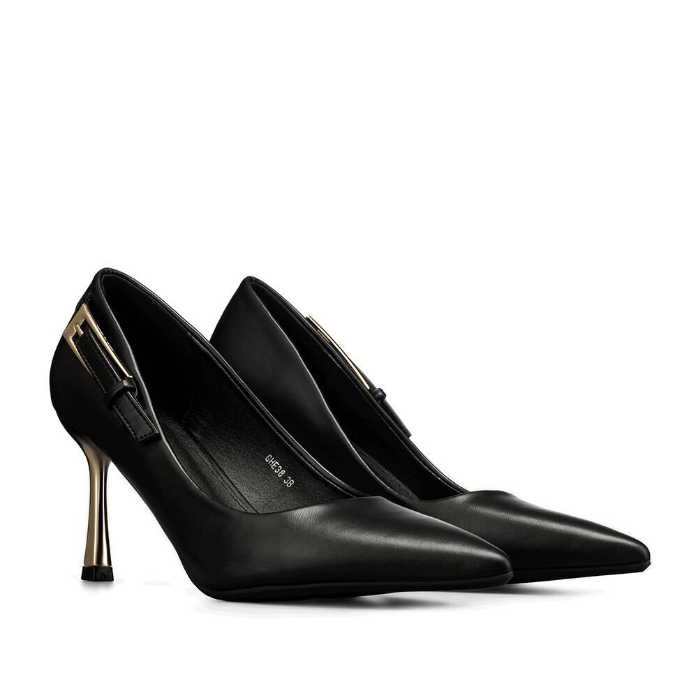 Zapato Taco Alto Formal Simil Charol Mujer Weide Ghe38 image number 4.0