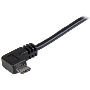 Cable Startech 2m Micro Usb Acodado A Derecha Negro