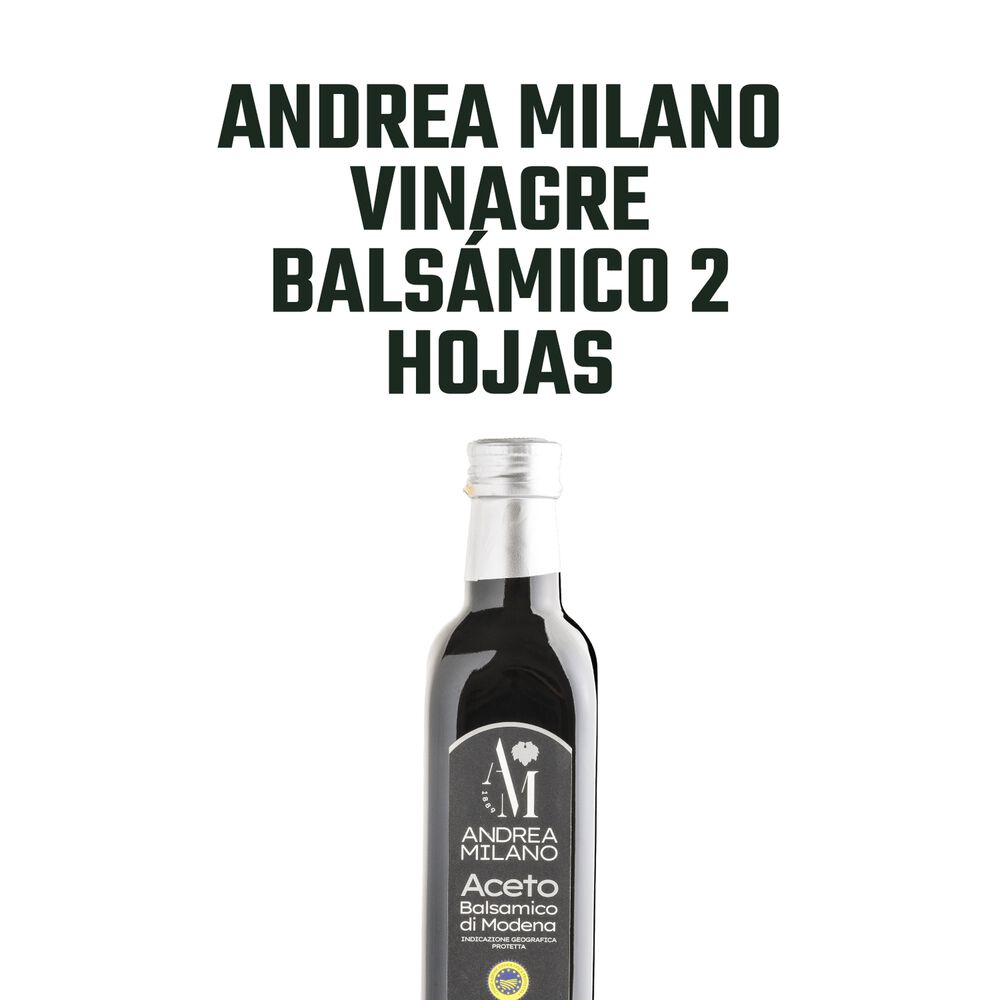 Vinagre Bals&aacute;mico 2 Hojas Andrea Milano 1 X 500 Ml image number 2.0