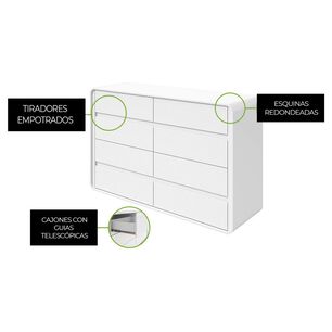 Comoda Di Poretti Design Comoda Loop / 8 Cajones