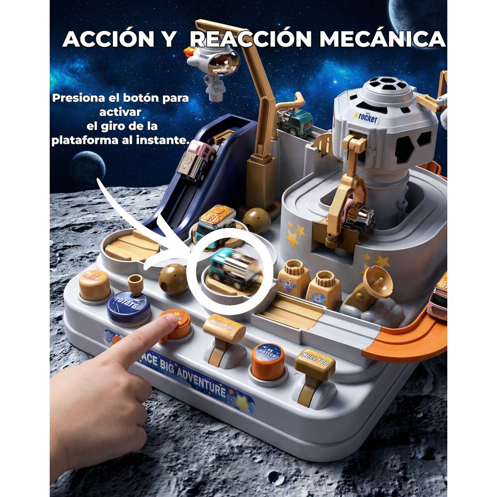 Juguete Didactico Ciudad Magica Astronauta Ni&ntilde;os Montessori image number 3.0