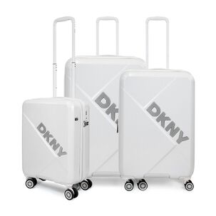 Set De 3 Maletas Donna Karan Your Call S+m+l Blanca Dkny