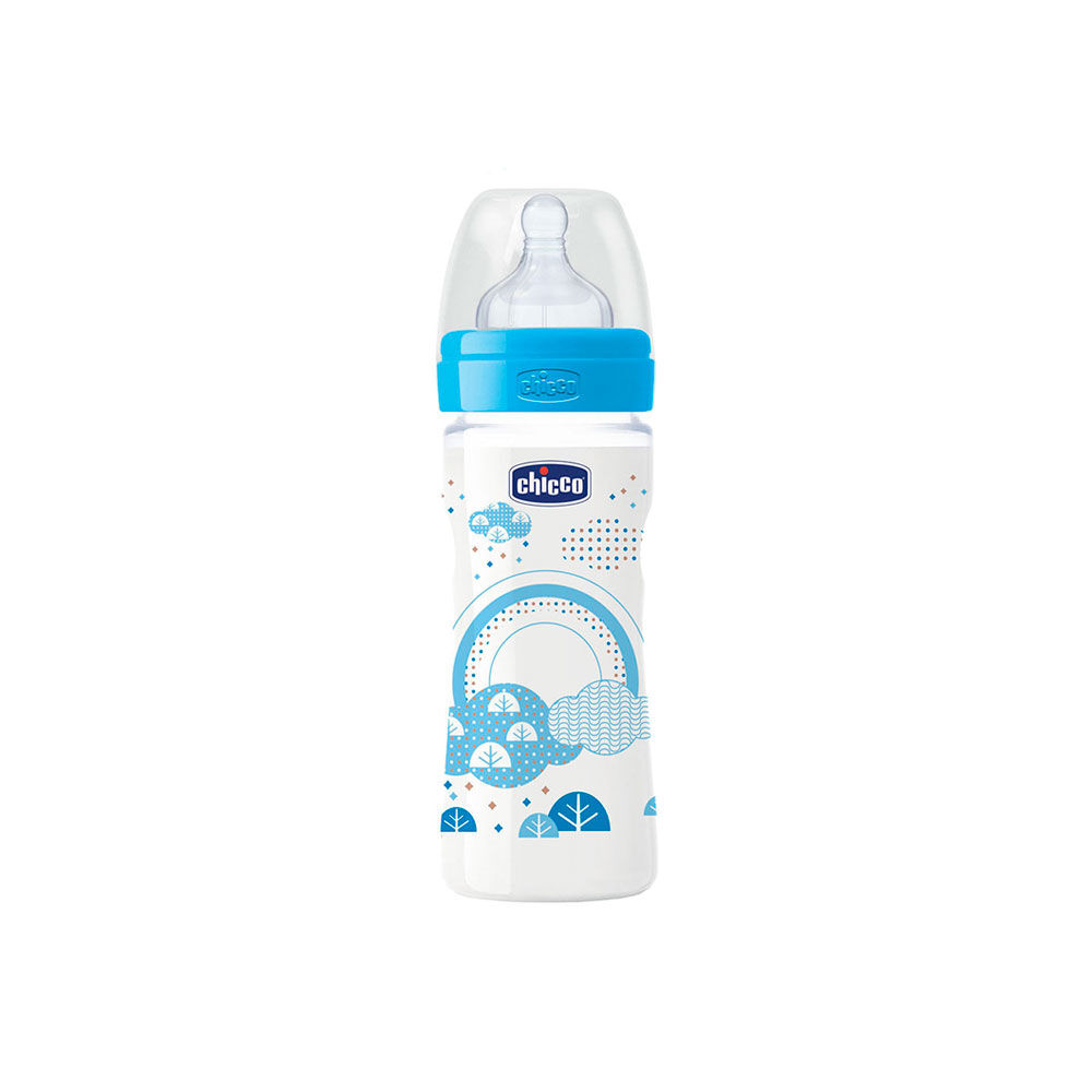 Mamadera Well Being 250ml 2m+ Celeste image number 0.0