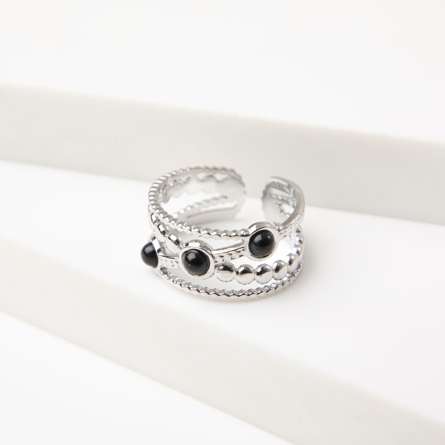 Anillo 19v69 Plateado Mujer Str084 image number 2.0