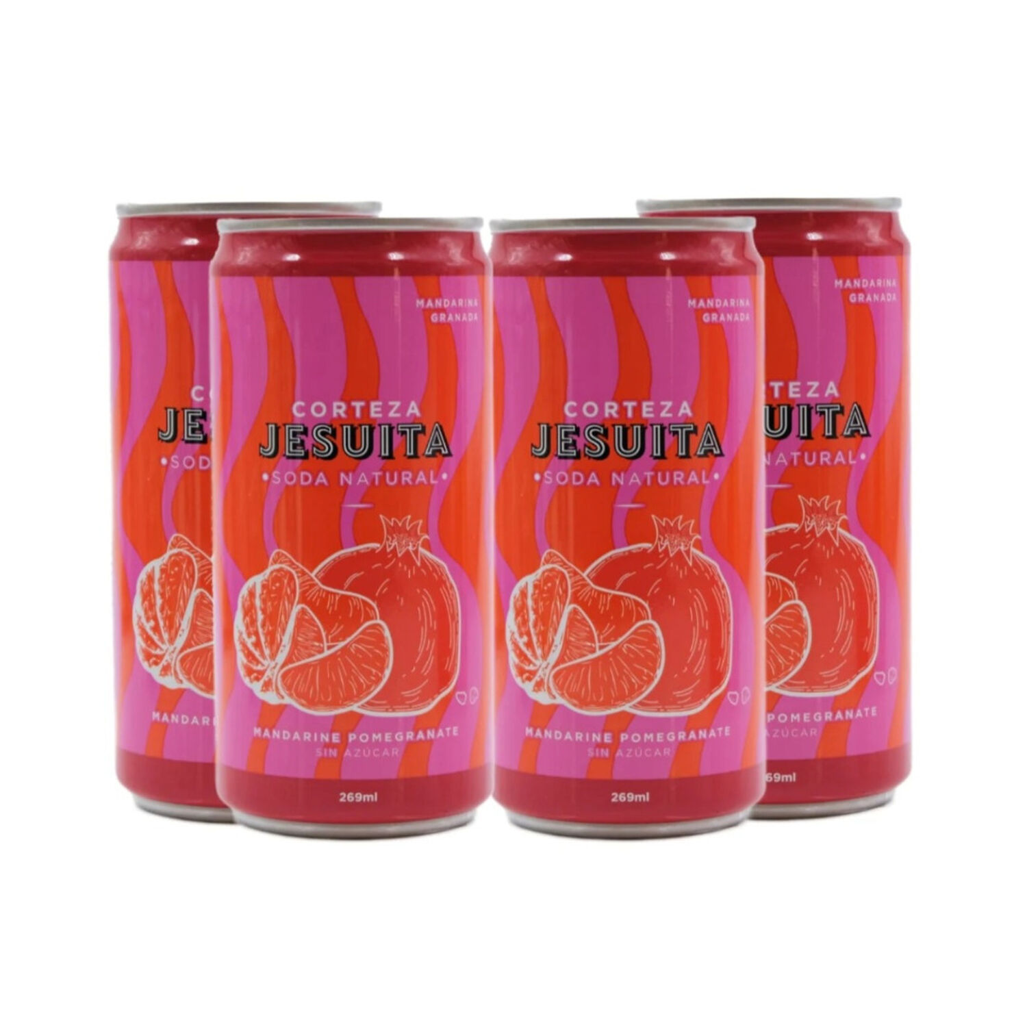 Soda Natural Mandarina Granada Corteza Jesuita X4 image number 0.0