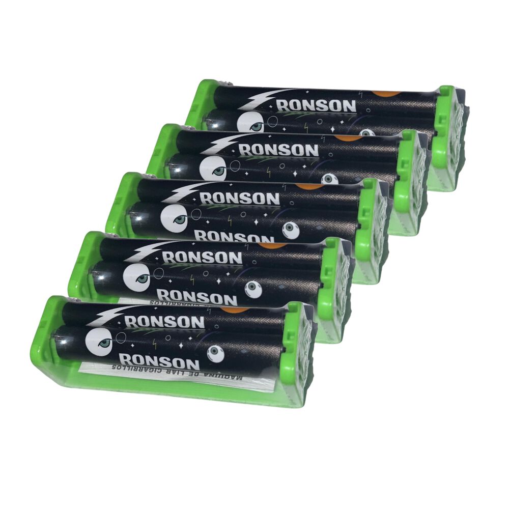 Enrolador De Papelillo Ronson Display 12 Unidades Negro. image number 0.0