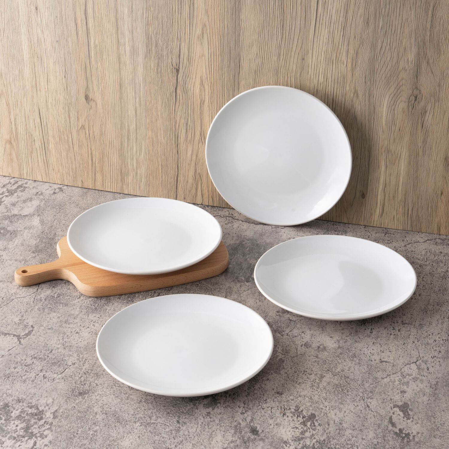 Set De Platos Casaideal Greige / 4 Piezas image number 0.0