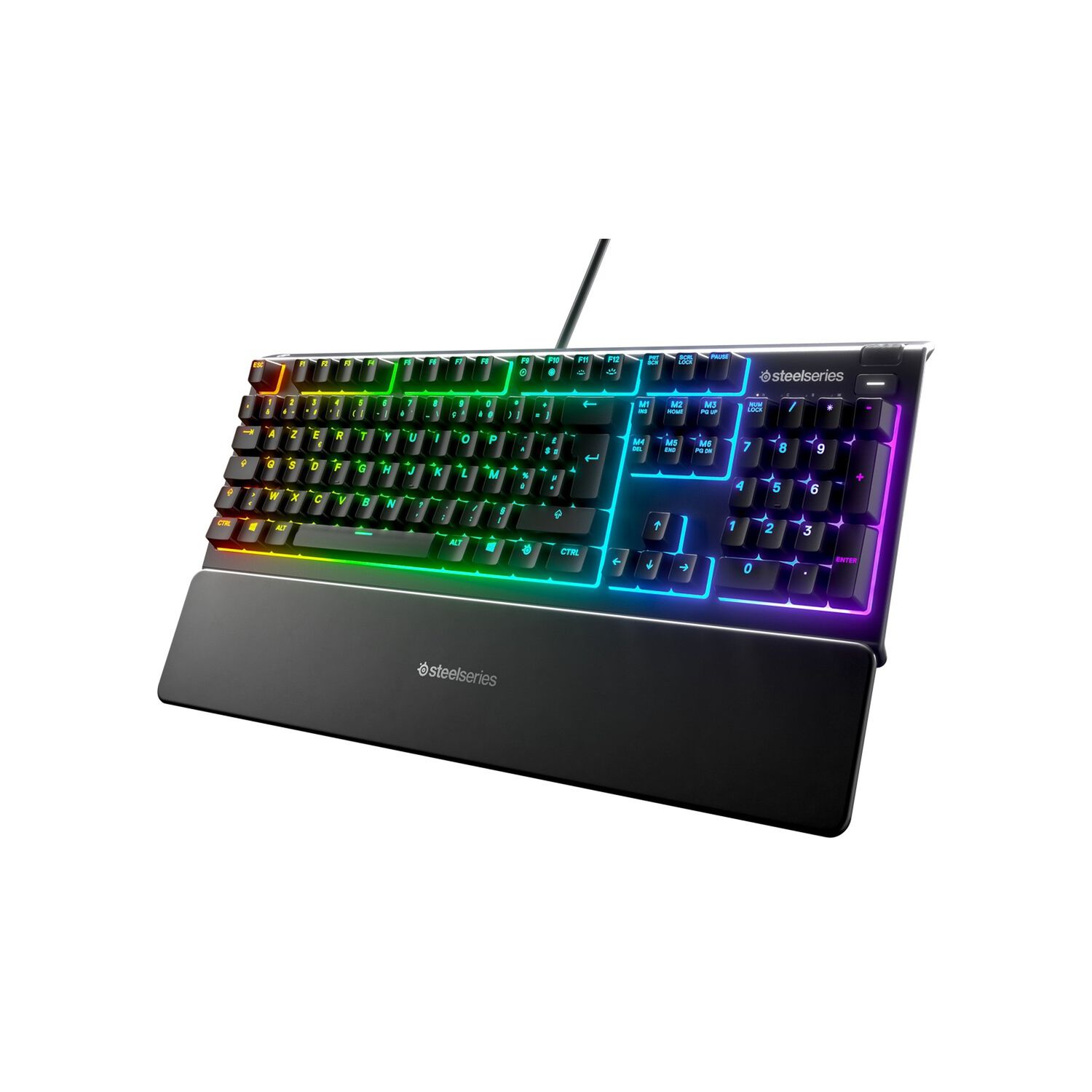 Teclado Gamer Steelseries Apex 3 Negro Rgb Ingl&eacute;s image number 0.0