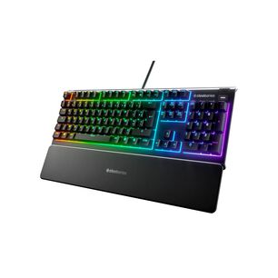 Teclado Gamer Steelseries Apex 3 Negro Rgb Ingl&eacute;s