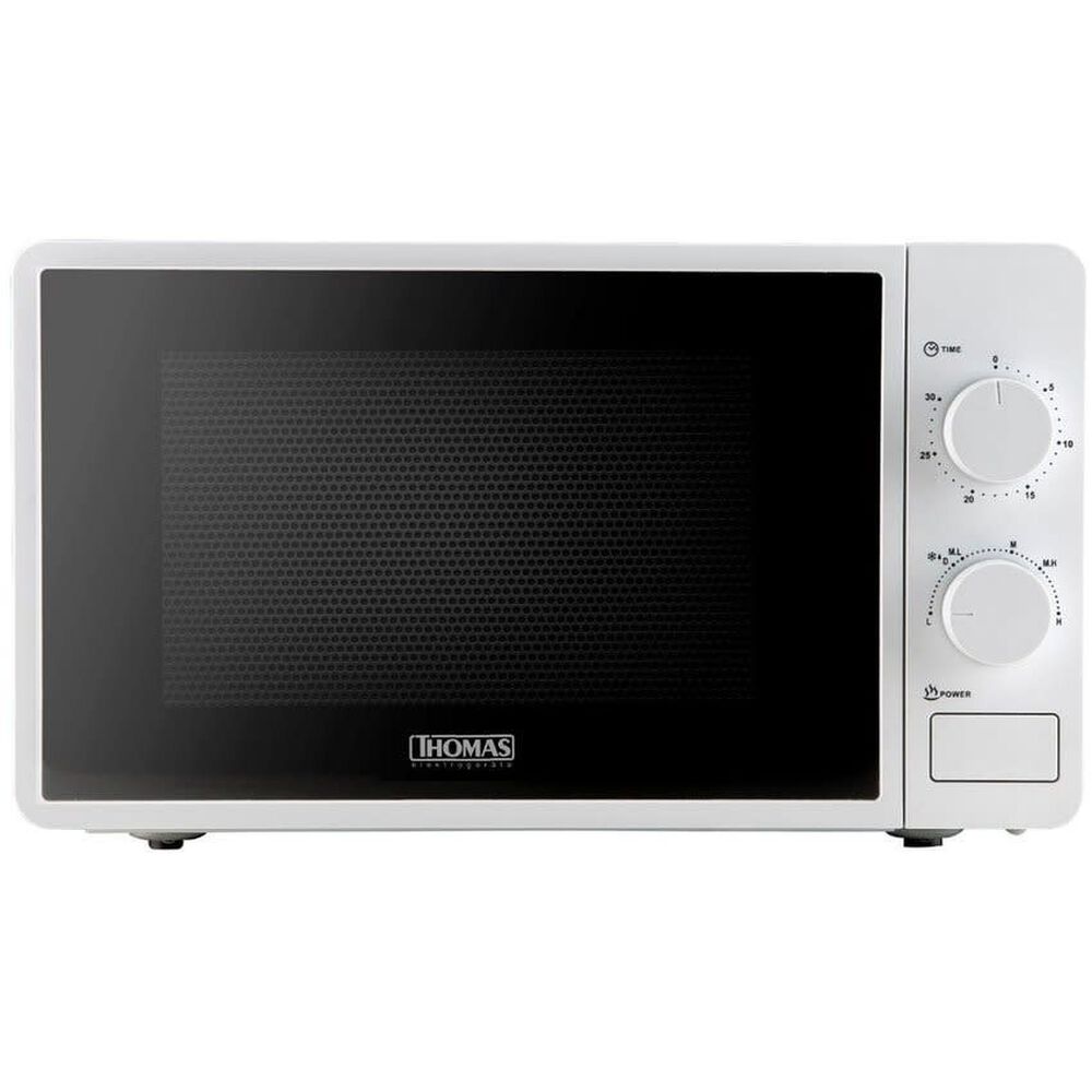 Microondas Thomas 18 Litros Blanco 700w De Potencia