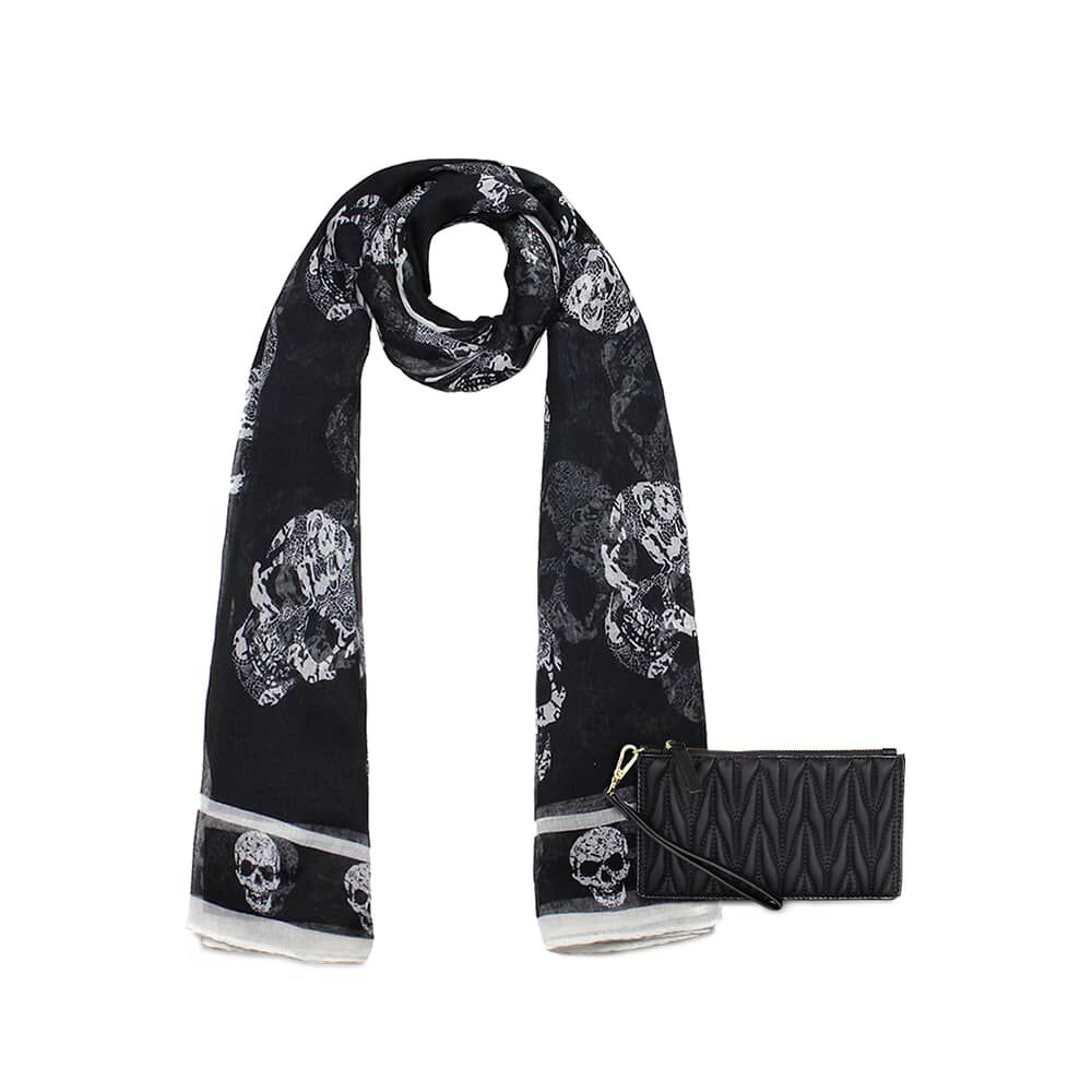 Pack Billetera Abella Negra + Pa&ntilde;uelo Oni Negro Kenneth Cole image number 0.0