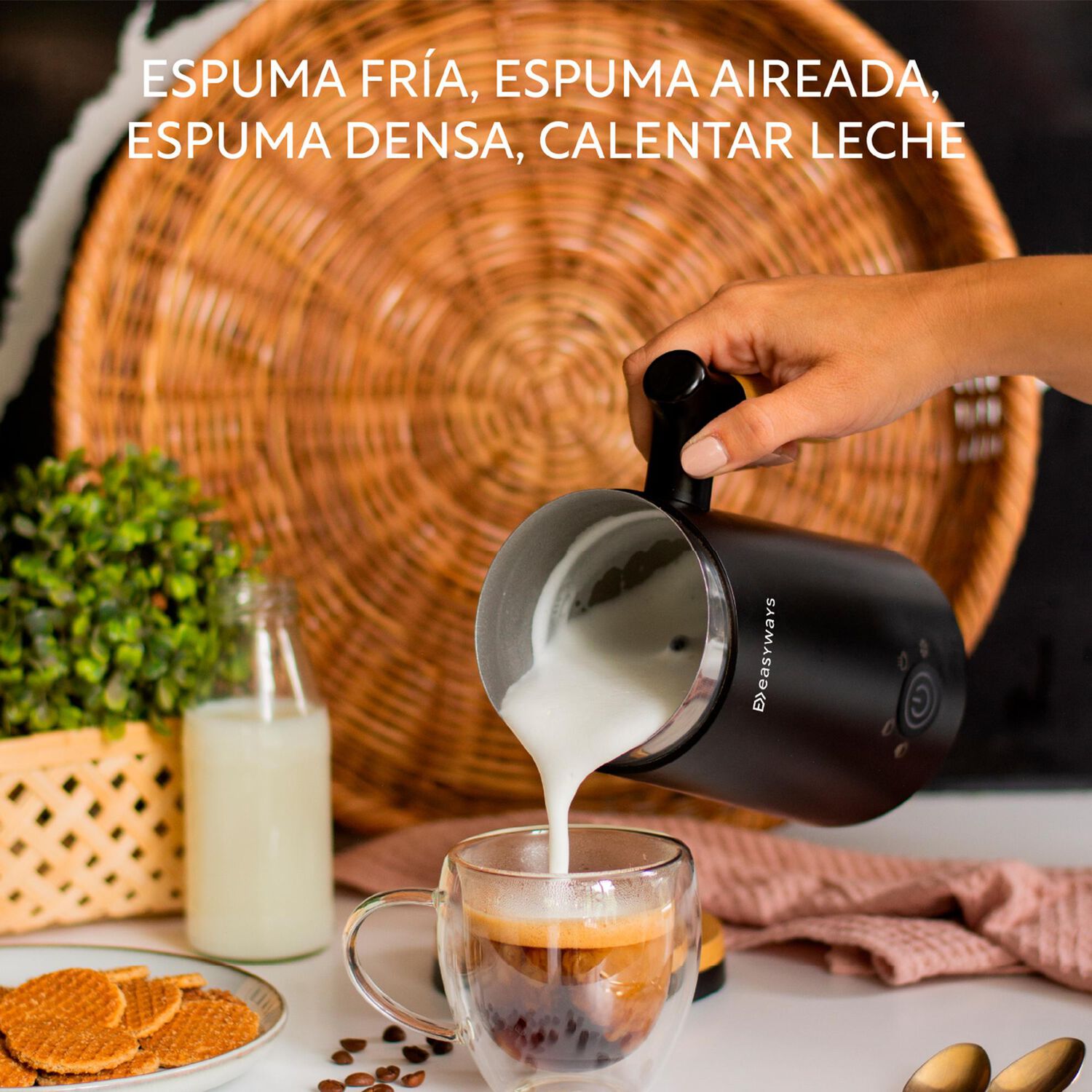 Espumador De Leche El&eacute;ctrico Milano Milk Easyways image number 5.0