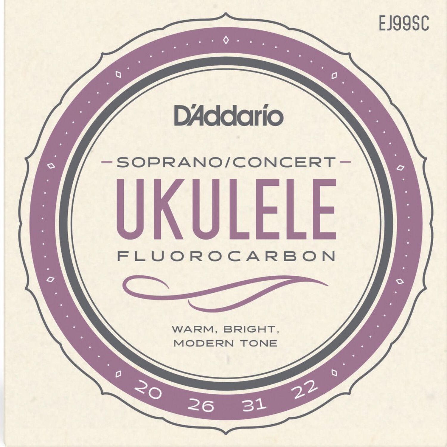 Set Cuerdas Ukelele Soprano-concierto Ej99sc Daddario image number 0.0