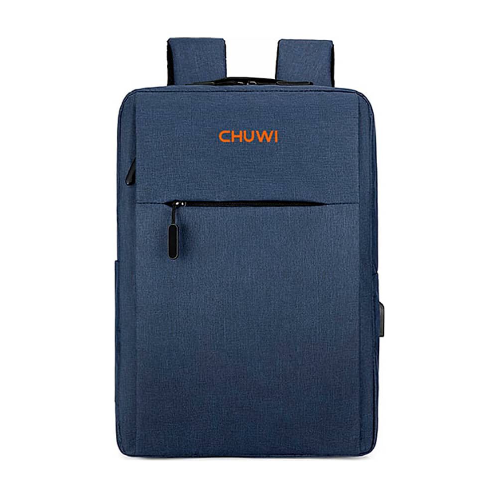 Mochila Tela Impermeable/conector Usb/color Neptune Blue image number 0.0