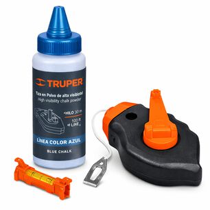 Tizador 30metros, Tiza Y Nivel Truper Profesional