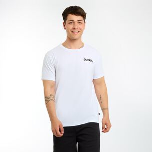 Polera Estampada Manga Corta Cuello Redondo Hombre Skuad