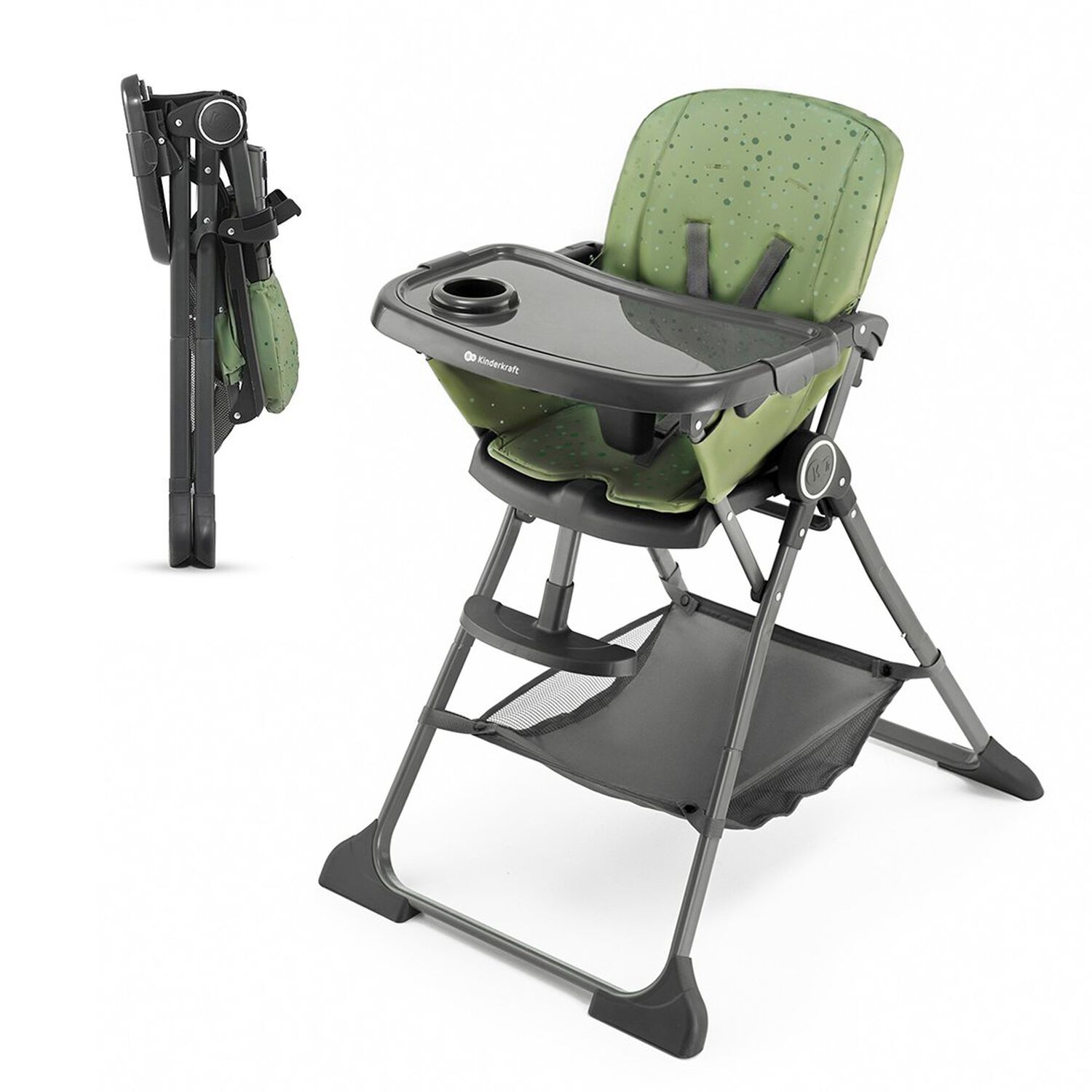 Silla De Comer Plegable Foldee Verde image number 0.0