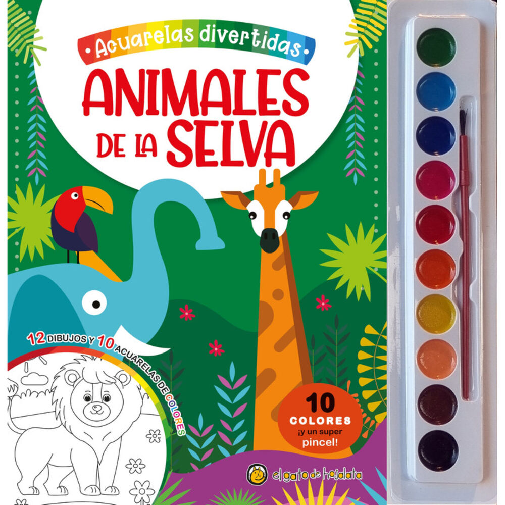 Acuarelas Divertidas: Animales De La Selva image number 0.0