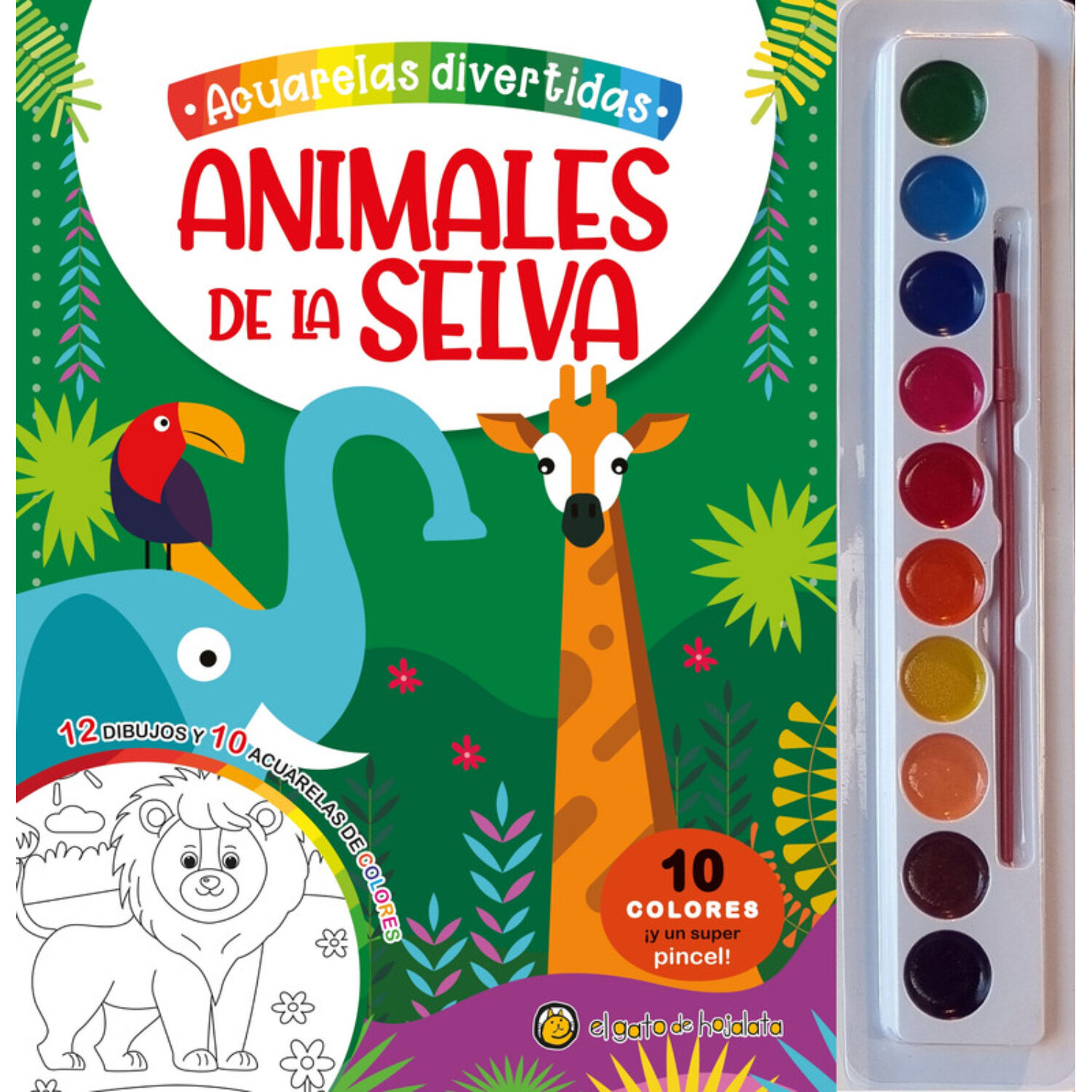 Acuarelas Divertidas: Animales De La Selva image number 0.0