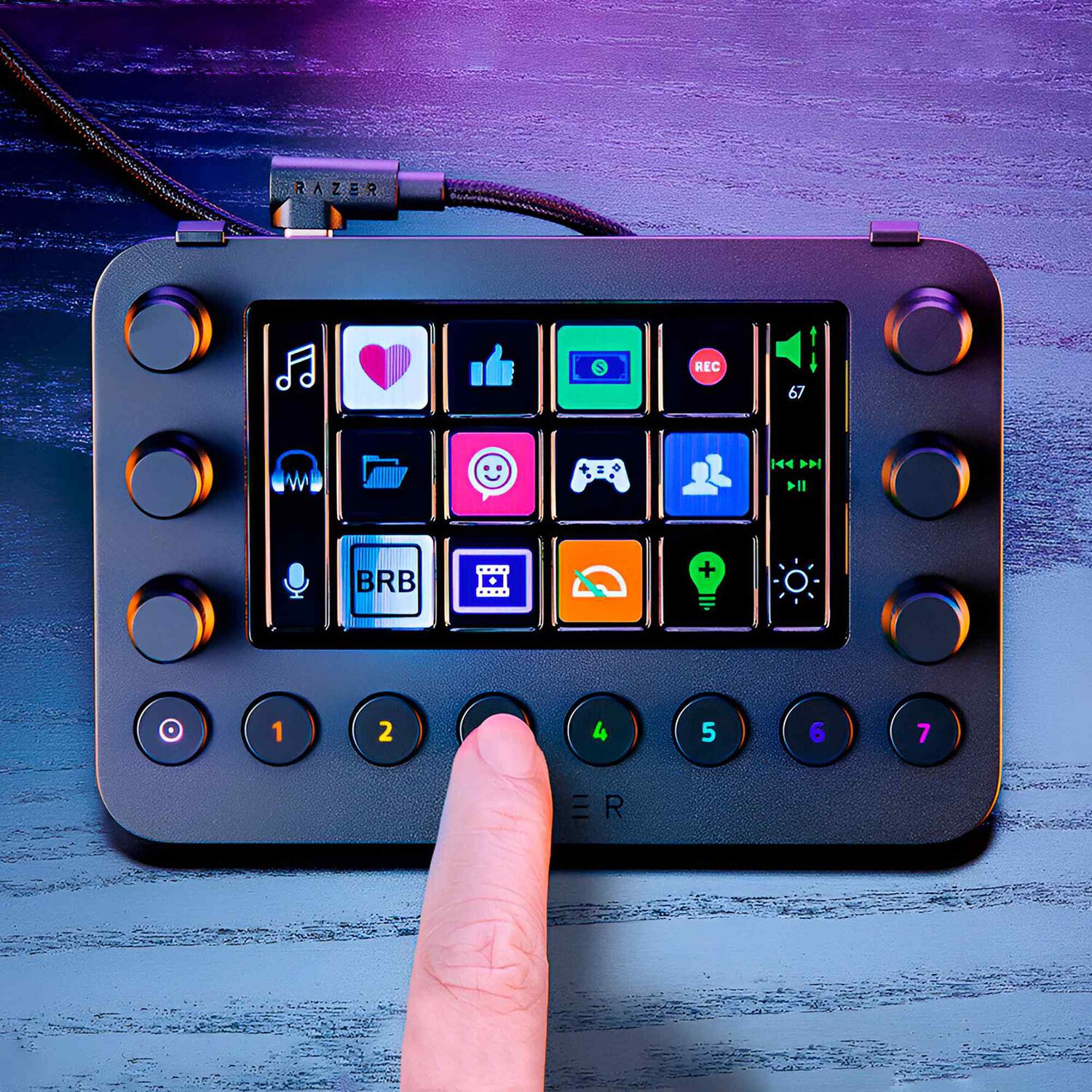 Controlador Streaming Razer Stream Controller 26 Botones image number 4.0