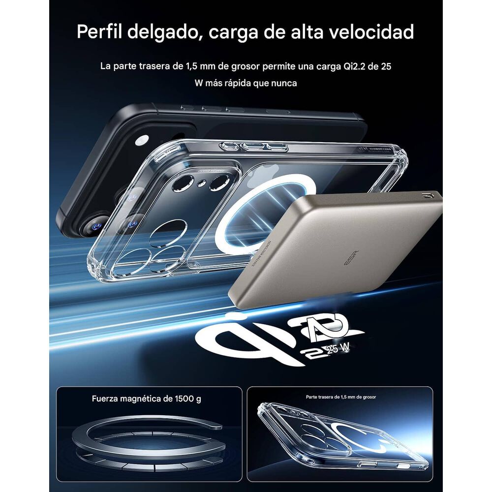 Para Iphone 17 Pro Max - Pack: Carcasa Magsafe + Vidrio Templado image number 6.0
