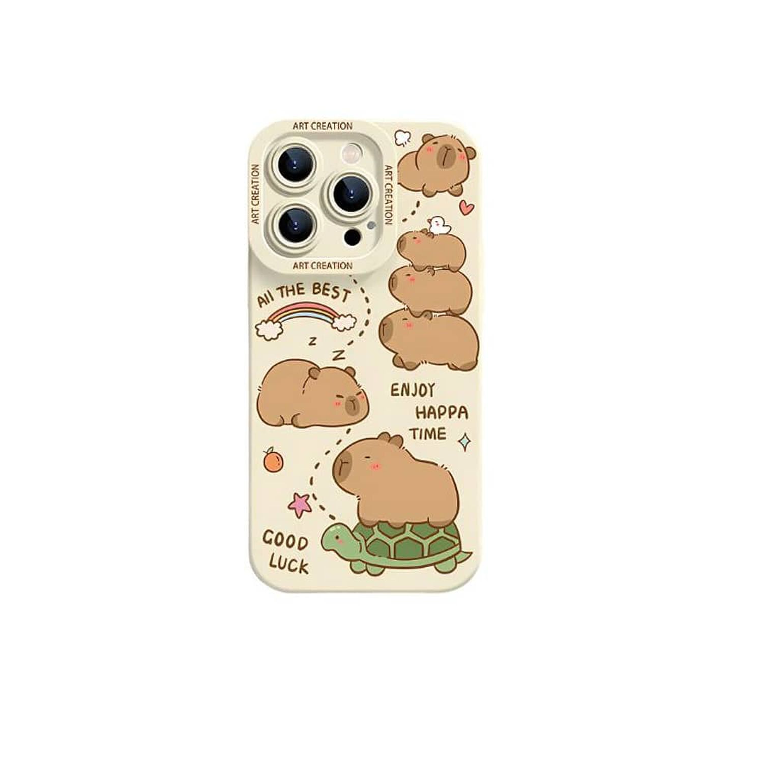 Carcasa Funda Silicona Iphone 16 Pro Max Capibara Antigolpes image number 0.0