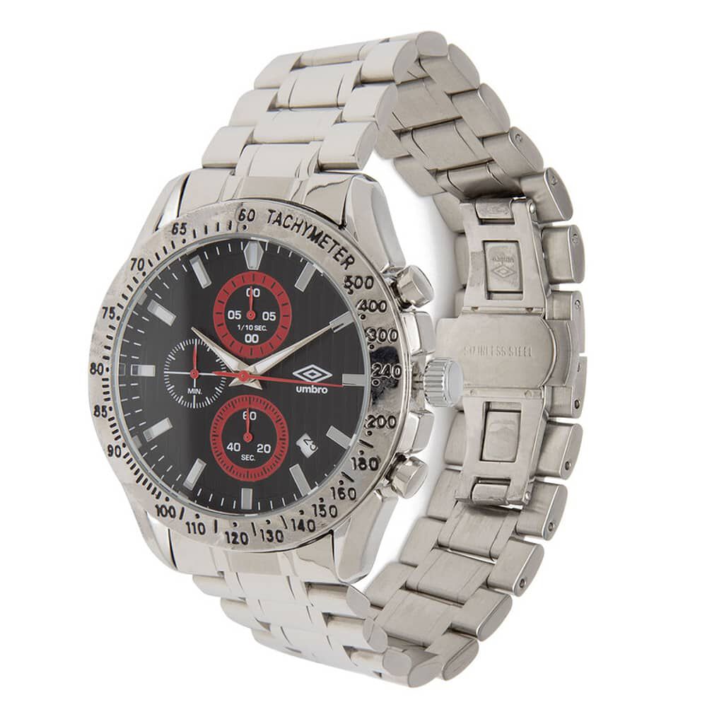 Reloj Umbro Plus Umbp-4700-1 Plateado Hombre image number 2.0