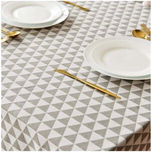 Mantel Para Mesa Rectangular De Lino De Algod&oacute;n 140x220cm Md16